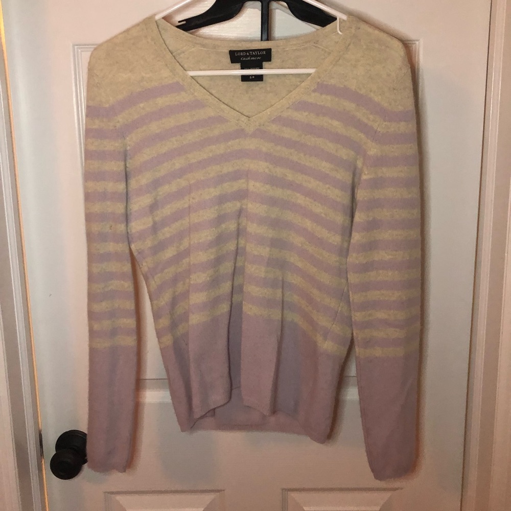 Lord and Taylor cashmere sweater